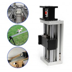 Deslizante lineal CNC, mesa lineal OSP001610, carrera 100mm a 1000mm, compatible con motor paso a paso NEMA 23 y servomotor de 60 mm