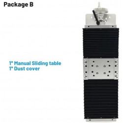 Mesa deslizante CNC manual OSP001615, guía de movimiento lineal con husillo de bolas de alta resistencia, etapa guía SBR