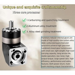 Reductor planetario de ángulo recto serie PVE120, relación 3:1 - 100:1, para servomotores de 110 mm/130 mm, entrada de 19/22/24 mm