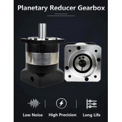 Reductor planetarios Nema 34 serie PLF090, relación 3:1 - 100:1 para motor paso a paso NEAM34, servomotor de 80 mm y 750 W