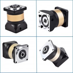 Reductor planetarios con salida de orificio hueco serie PFN60-160, relación 3:1 - 100:1, para  motores paso a paso NEMA 23 y 34