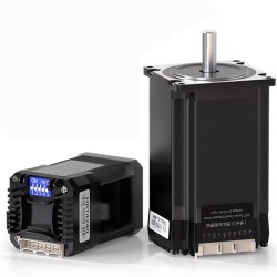 Motor paso a paso de circuito cerrado integrado Nema 23, serie HBT57, 1,2 Nm/2 Nm/3 Nm, con codificador de 1000 líneas