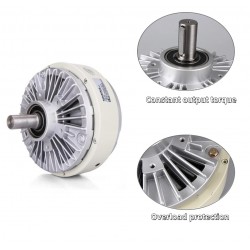 Freno de partículas magnéticas CNC de un solo eje, serie FZ-D, freno de polvo magnético, 6-50 Nm, 24 V CC, IP54