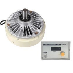 Kit de freno de partículas magnéticas de un solo eje serie FK-D de 6 Nm a 50 Nm con controlador de tensión TBS-200A