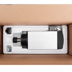 Kit de motor de husillo refrigerado por aire GDZ80X73-3 + H100-3.7 3kW 220V/380V con variador de frecuencia y 13 pinzas ER20