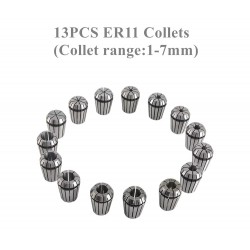 Kit de motor de husillo CNC refrigerado por aire 500W, 110V/220V, OSP001716, 12000rpm, con variadores de frecuencia y 13 pinzas ER11