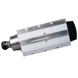 Motor de husillo CNC refrigerado por aire GDZ120x103-6, 220V/380V, 6kW, 18000rpm, pinza ER32, 400 Hz