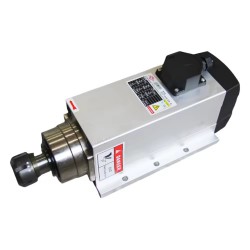 Motor de husillo CNC refrigerado por aire GDZ120x103-6, 220V/380V, 6kW, 18000rpm, pinza ER32, 400 Hz
