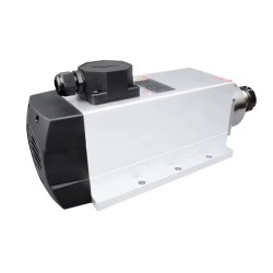 Motor de husillo CNC refrigerado por aire GDZ120x103-6, 220V/380V, 6kW, 18000rpm, pinza ER32, 400 Hz