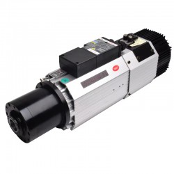 Motor de husillo ATC (cambio automático de herramientas) refrigerado por aire de 9kW, 220V/380V, GDZ143x133-9L, 400-800Hz, 24000rpm, BT30/ISO30
