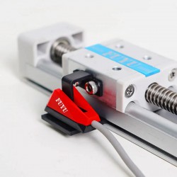 Interruptor de límite de posición deslizante lineal FPS-1A NPN de 2 piezas, 12-24 V, para guía lineal FSK40