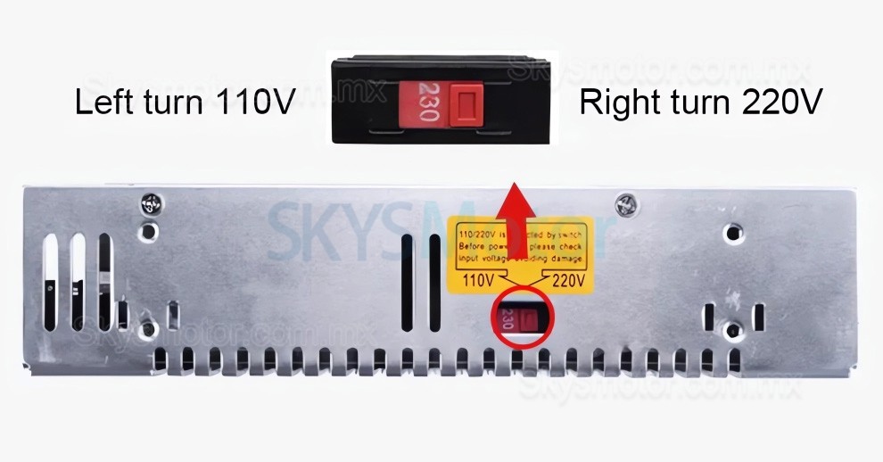 Kit de motor paso a paso de bucle cerrado de 5 ejes con motor Nema 23, controlador y fuente de alimentaci&oacute;n