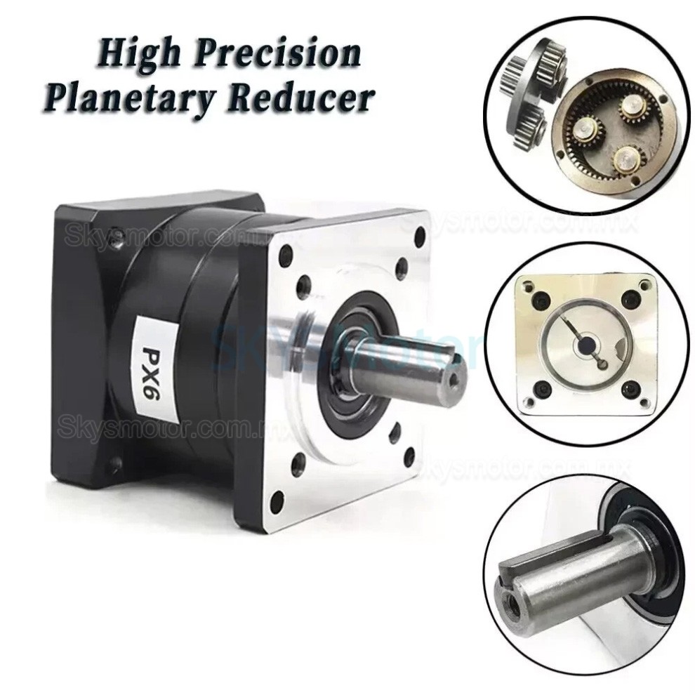 Reductor planetarios Nema 34 serie 86PX, relaci&oacute;n 5:1 - 100:1 para motor paso a paso de 86 mm