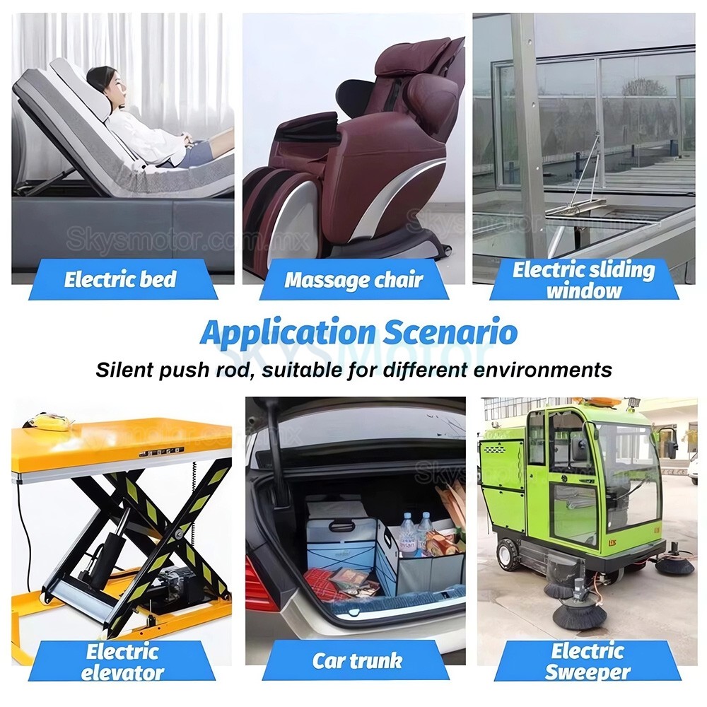 Actuador lineal el&eacute;ctrico sumergible IP68 BST-YF-FS 12V