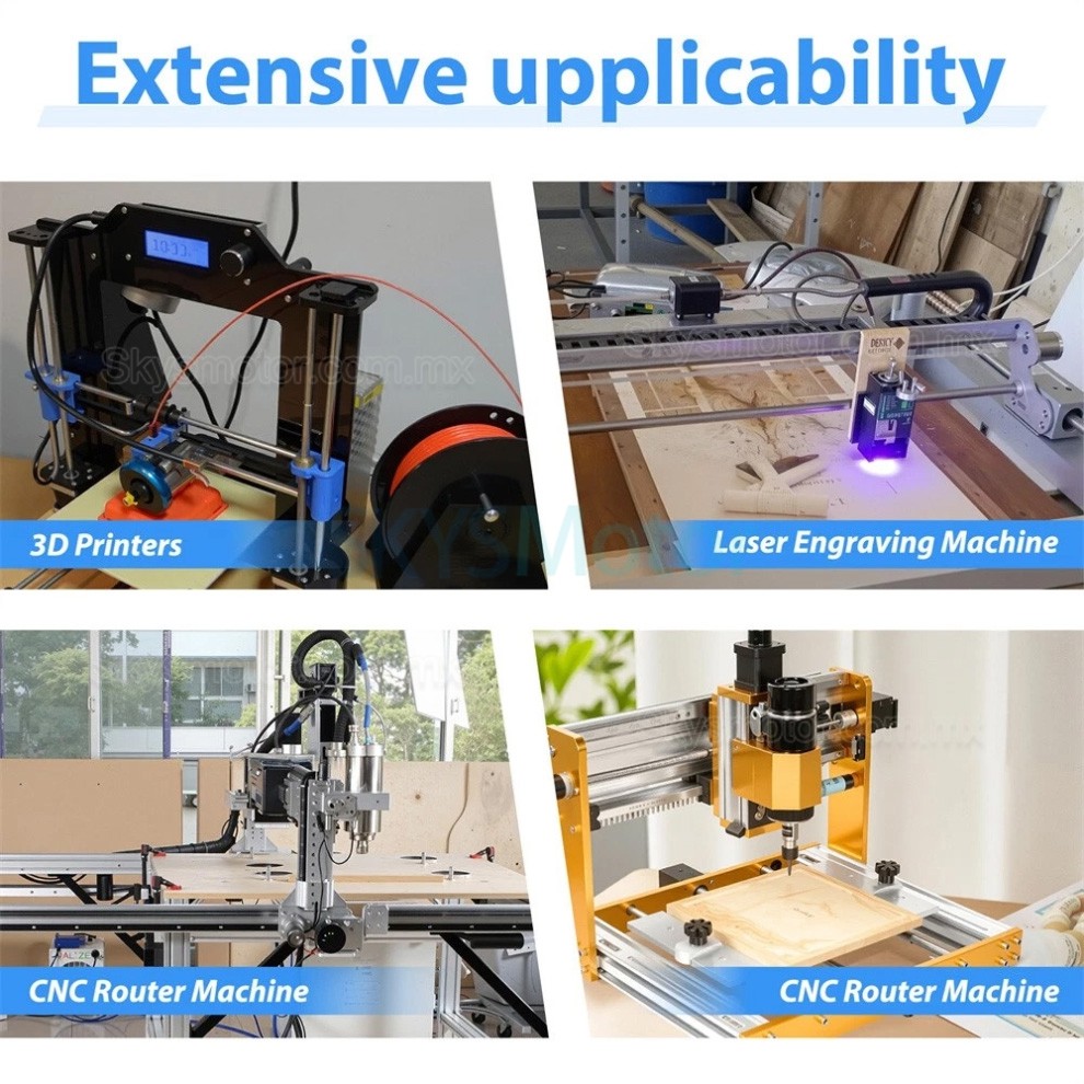 Gu&iacute;a lineal de husillo de bolas SXG5080-1, etapa lineal CNC, compatible con motores paso a paso Nema 17/Nema 23