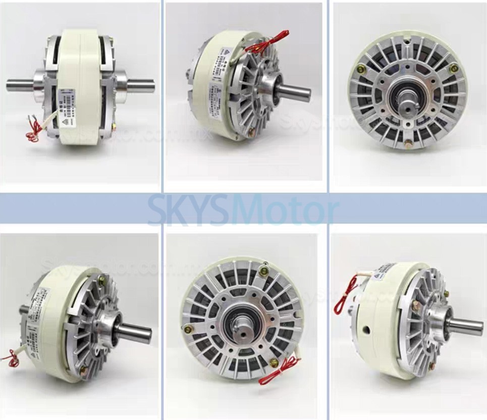 Embrague de part&iacute;culas magn&eacute;ticas de doble eje serie FL-S-C, 6 Nm-50 Nm, 24 VCC, CNC