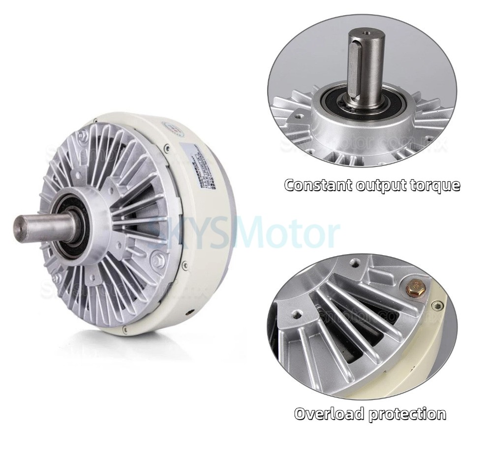 Freno de part&iacute;culas magn&eacute;ticas CNC de un solo eje, serie FZ-D, freno de polvo magn&eacute;tico, 6-50 Nm, 24 V CC, IP54