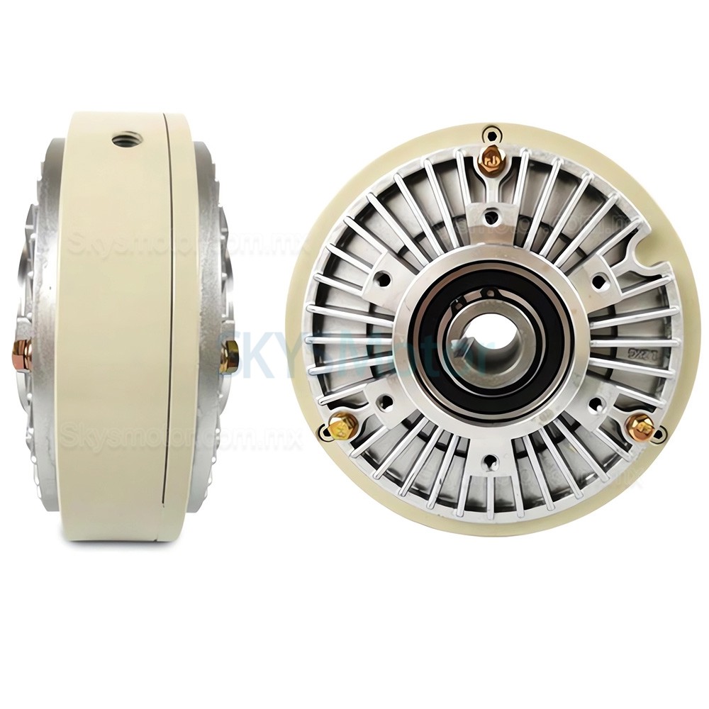 Freno de polvo magn&eacute;tico de eje hueco serie FZ-K, freno de part&iacute;culas magn&eacute;ticas de 6-200 Nm, 24 V