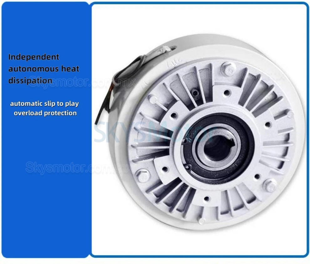 Freno de polvo magn&eacute;tico de eje hueco serie FZ-K, freno de part&iacute;culas magn&eacute;ticas de 6-200 Nm, 24 V