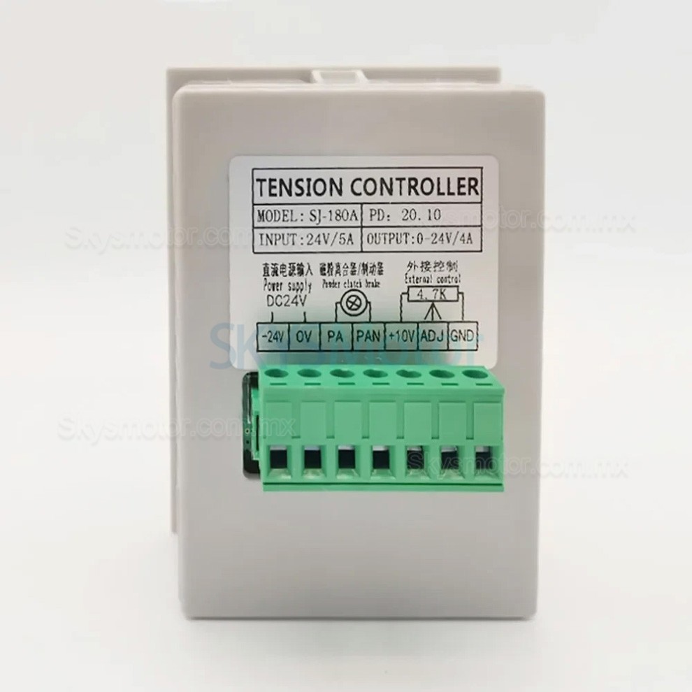 Kit de freno de polvo magn&eacute;tico de eje hueco serie FK-D con controlador de tensi&oacute;n manual SJ-180A