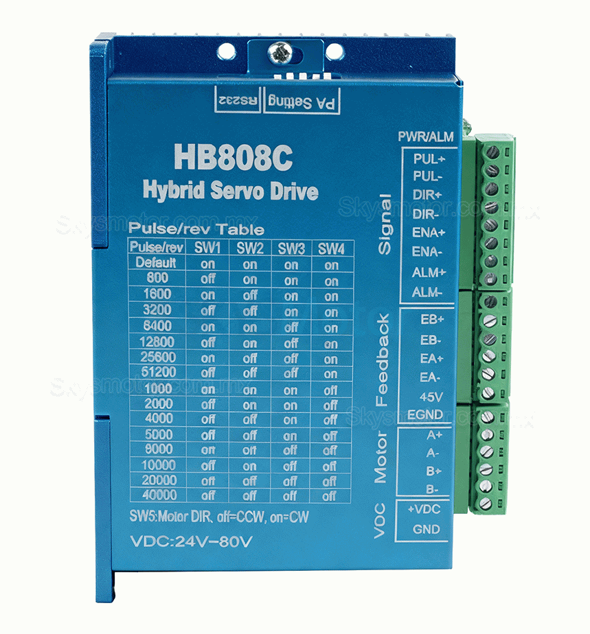 Kit de mesa deslizante CNC totalmente cerrado y resistente al agua OSP001614 con motor paso a paso NEMA 23 y controlador HB8080C