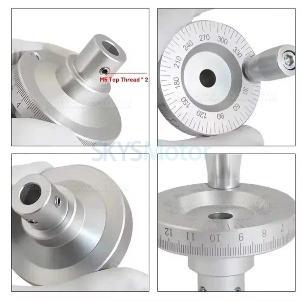 M&oacute;dulo de husillo lineal de bolas manual OSP001605, mesa deslizante CNC con volante
