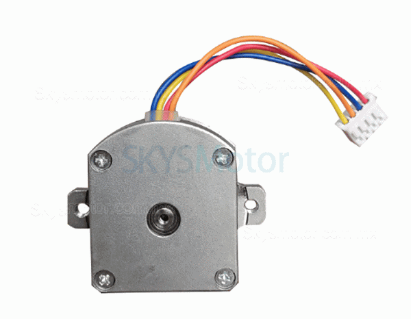 Motor paso a paso de panqueques Nema 11 plano OK28BP13-2A ​​2 fases 1,8grados 2,5 Ncm 4 cables