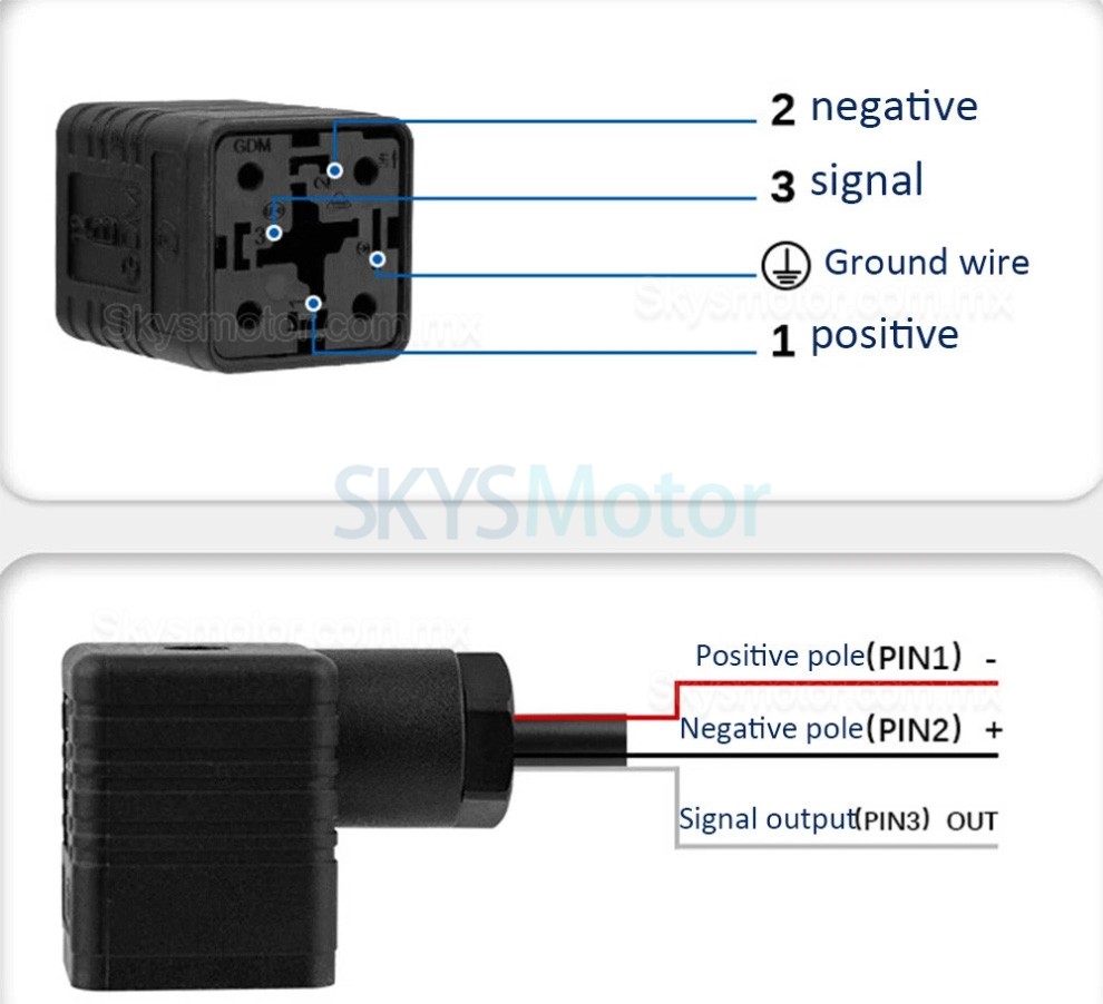 Sensor de presi&oacute;n hidr&aacute;ulica industrial PT-719 Transmisor de presi&oacute;n 0-10 V 4-20 mA IP65