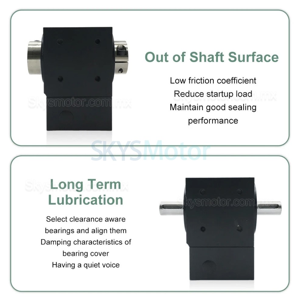 Reductores de engranajes cónicos en ángulo recto Nema 34 relación 2:1/3:1/5:1 para motor paso a paso NEMA 34/servomotor de 80 mm Reductores de engranajes cónicos en ángulo recto Nema 34 relación 2:1/3:1/5:1 para motor paso a paso NEMA 34/servomotor de 80 mm