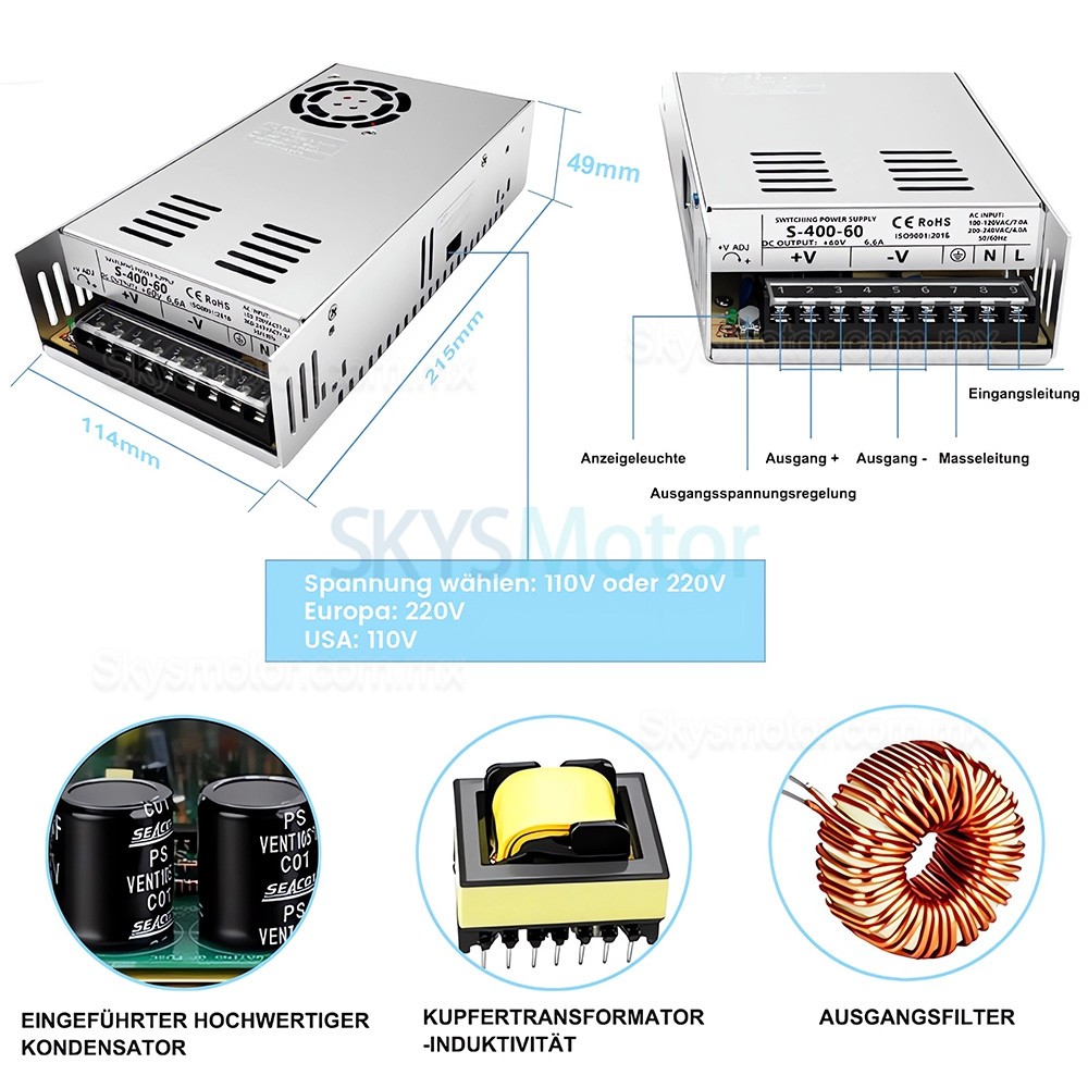 Kit de motor paso a paso de bucle cerrado NEMA 34 86HB250 + HBS86H (motor paso a paso de bucle cerrado + driver)