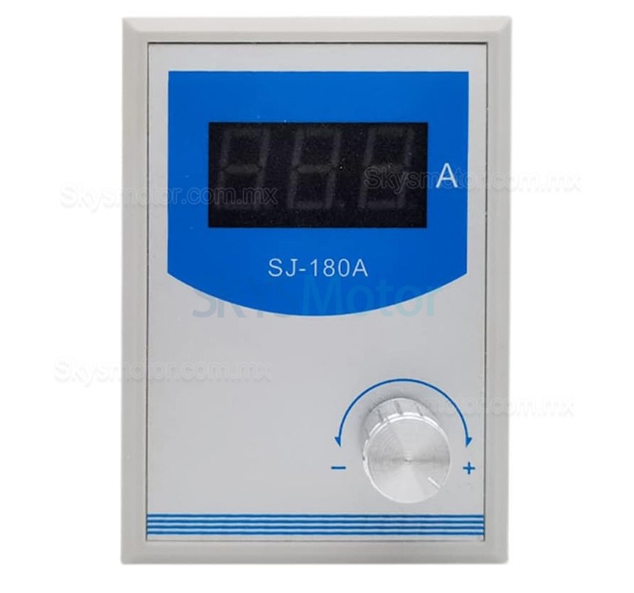 Controlador de tensi&oacute;n manual SJ-180A 24 V 0-4 A para freno/embrague de part&iacute;culas magn&eacute;ticas