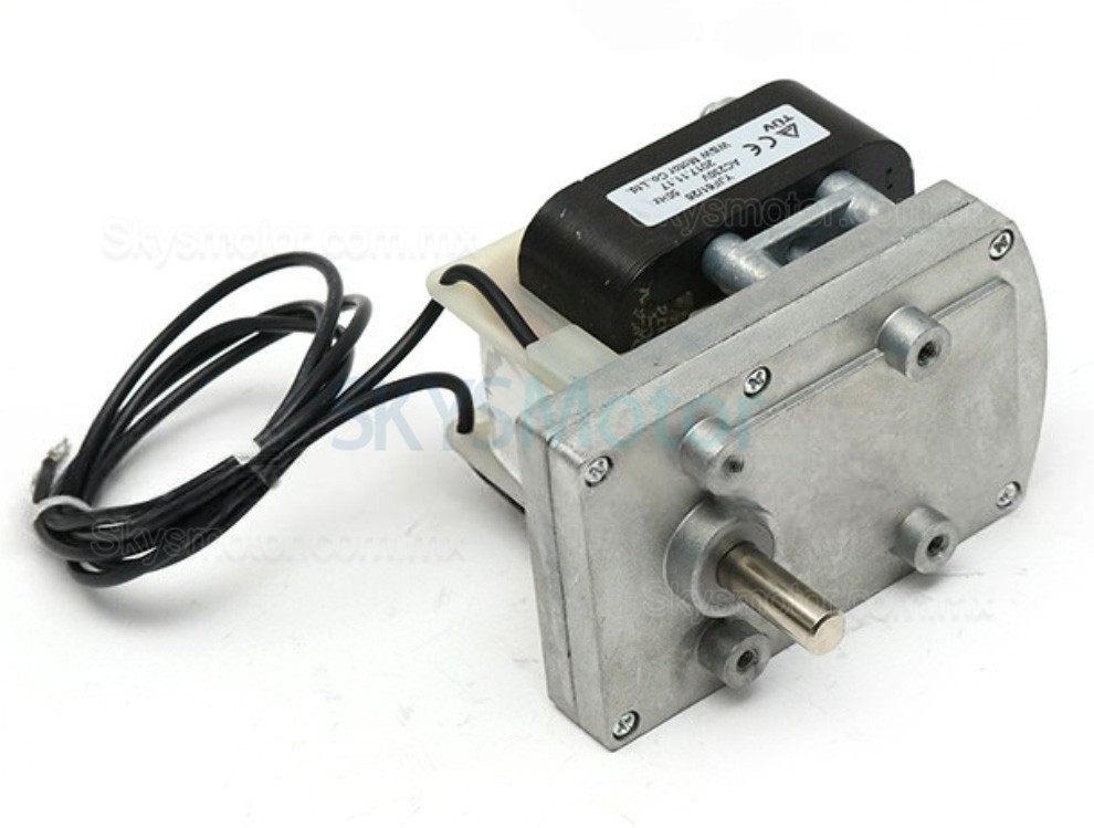 Motorreductor de polo sombreado TT-YJ61 CA 110/220 V con 36:1 a 1161:1 caja de engranajes rectos