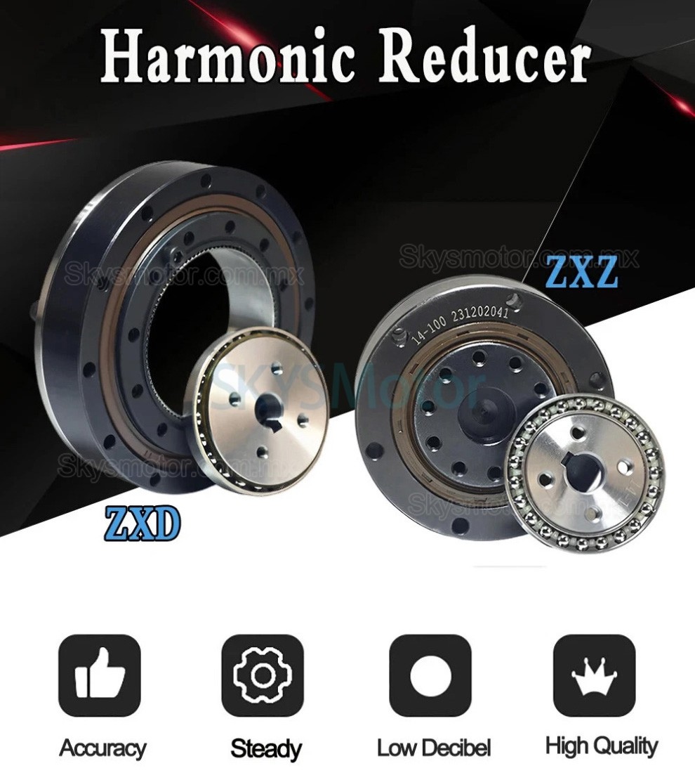 Reductor armónico de la serie ZXD/ZXZ relación 30:1/50:1/80:1//100:1,huelgo 30 arc-sec Reductor armónico de la serie ZXD/ZXZ relación 30:1/50:1/80:1//100:1,huelgo 30 arc-sec