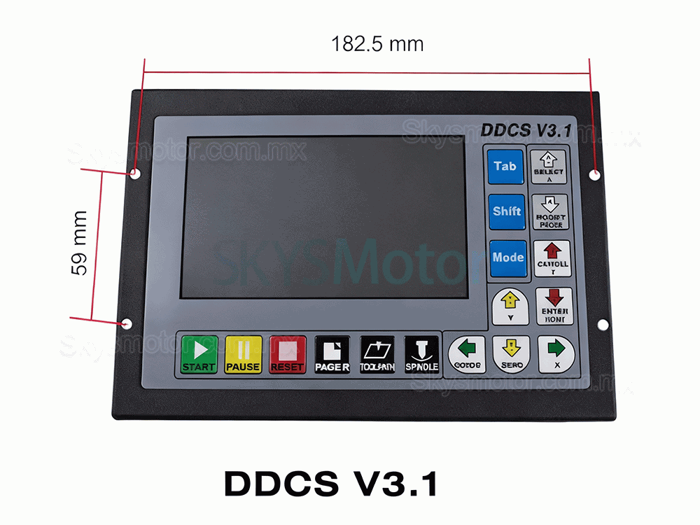 Controlador CNC DDCS V3.1 de 3 ejes/4 ejes, control num&eacute;rico electr&oacute;nico aut&oacute;nomo