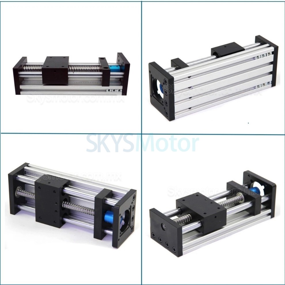 Etapa lineal motorizada CNC OSP001604, con motor paso a paso NEMA23 de 57 mm y m&oacute;dulo de movimiento 1605