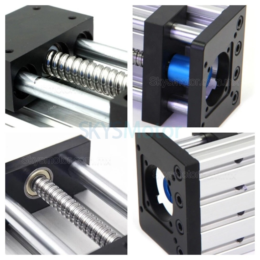 Etapa lineal motorizada CNC OSP001604, con motor paso a paso NEMA23 de 57 mm y m&oacute;dulo de movimiento 1605