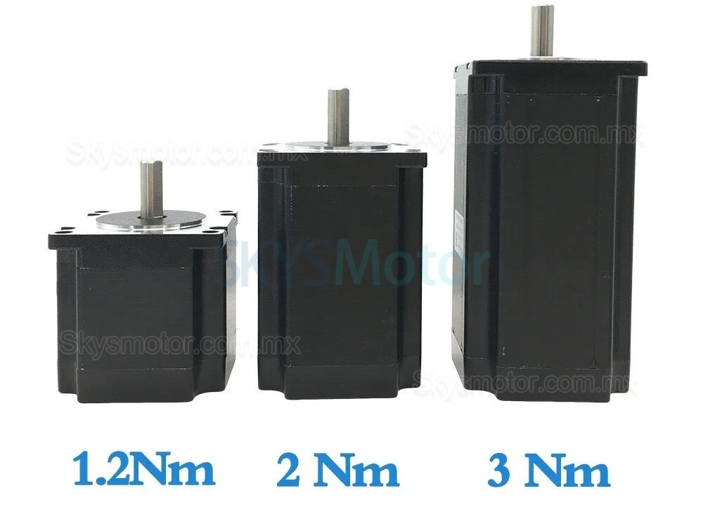Motor paso a paso Nema 23 57HS56/80/11230A4 de 1,8 grados, 4 cables, 1,2 Nm/2 Nm/3 Nm para impresi&oacute;n 3D/fresadora CNC