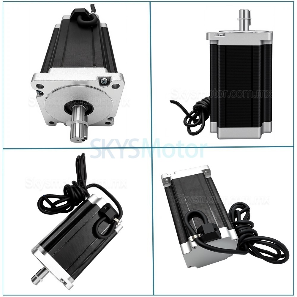 Kit motore passo-passo e driver Nema 42 trifase 110BYG16060A3J19+EC3822 12/16/20 Nm 1,2 gradi per fresatrice CNC per impieghi gravosi