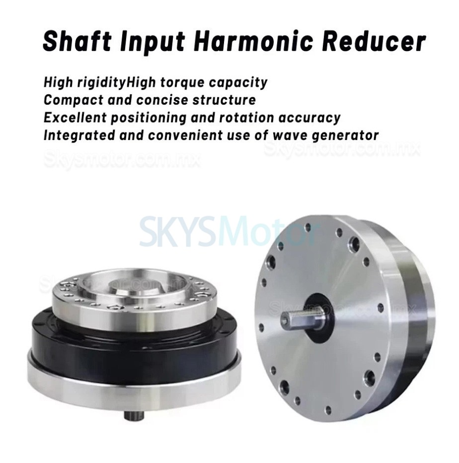 Reductor arm&oacute;nico de la serie ZXJ relaci&oacute;n 30:1/50:1/80:1/100:1, huelgo 30 arc-sec