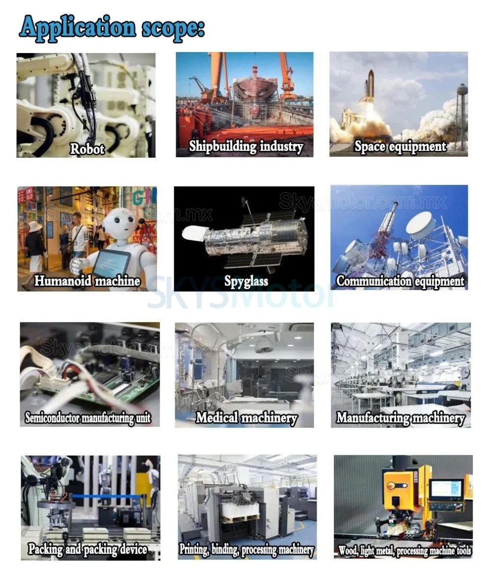 Reductor arm&oacute;nico de la serie ZXJ relaci&oacute;n 30:1/50:1/80:1/100:1, huelgo 30 arc-sec